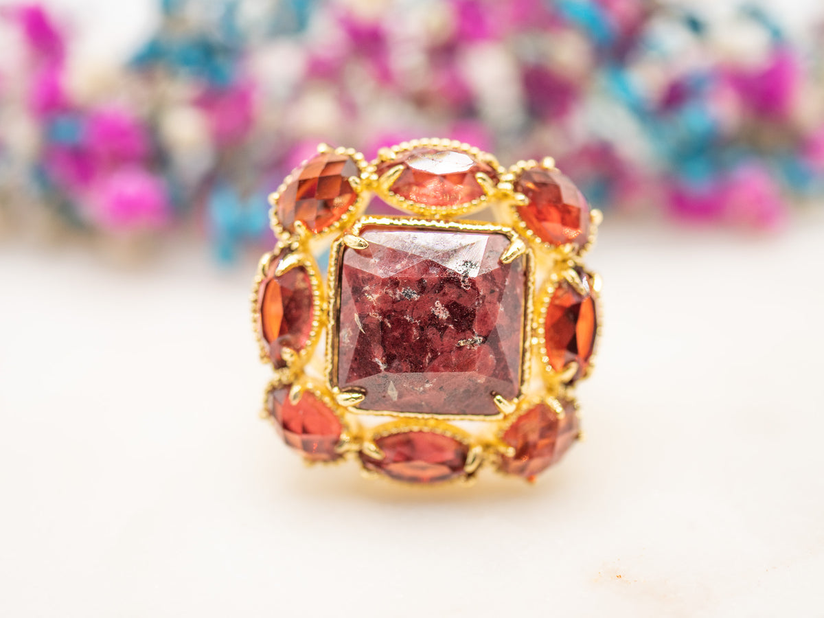 Bague Grenat Serenza