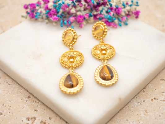 Boucles d'oreilles Héritage Saphira