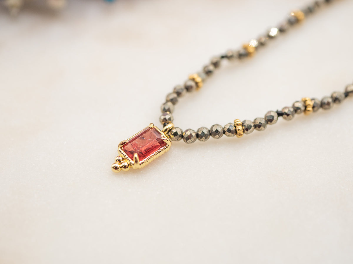 Collier Reflet Rubis