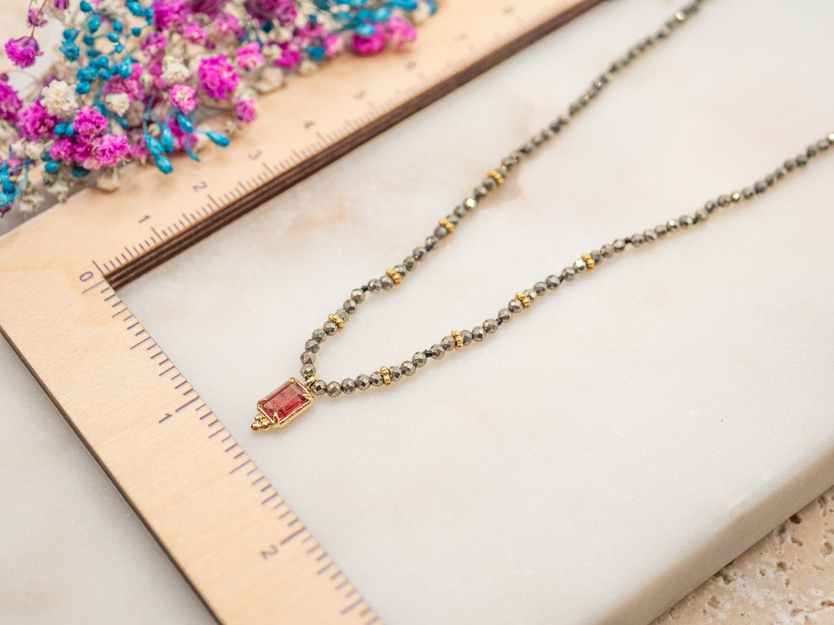 Collier Reflet Rubis
