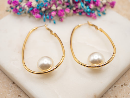 Boucles d'oreilles Halo Nivela