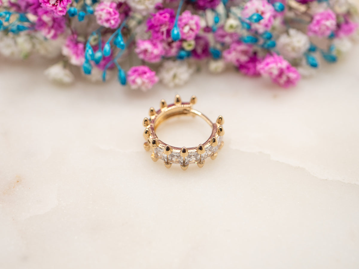Boucle d'oreille unique Éclat Nivora