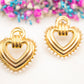Boucles d'oreilles Cœur Calina