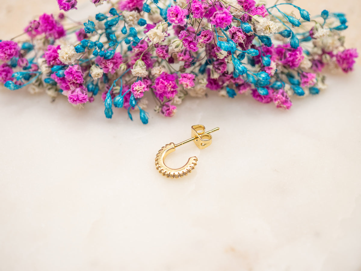 Boucle d'oreille Aurore Ciselée