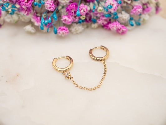 Boucle d'oreille unique Lien Nuvéa