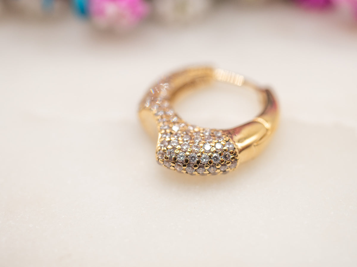 Boucle d'oreille unique Éclat Silvara