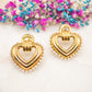 Boucles d'oreilles Cœur Calina