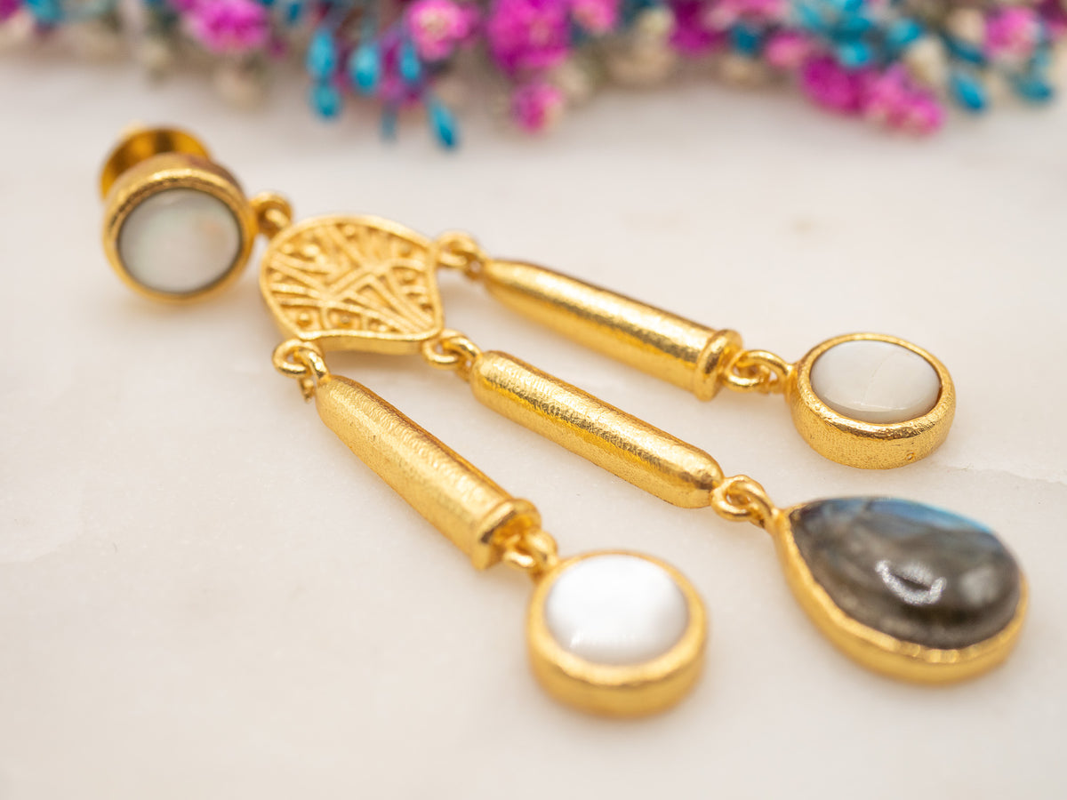 Boucles d'oreilles Cascade Luvéna