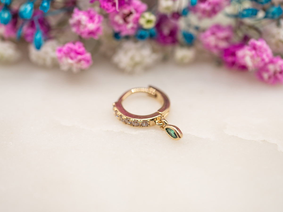 Boucle d'oreille unique Lueur Noreva