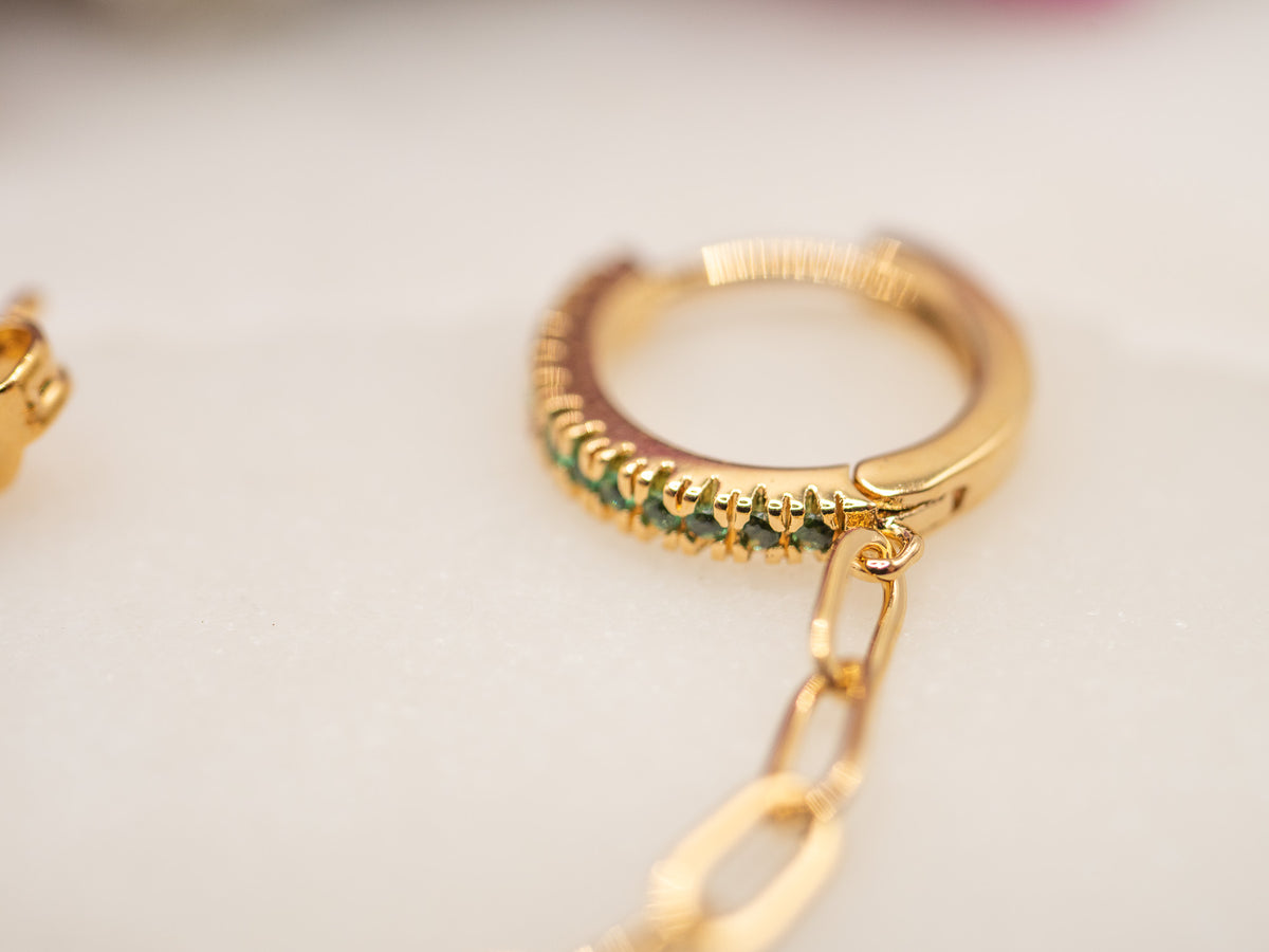 Boucle d'oreille unique Éclat Silvya