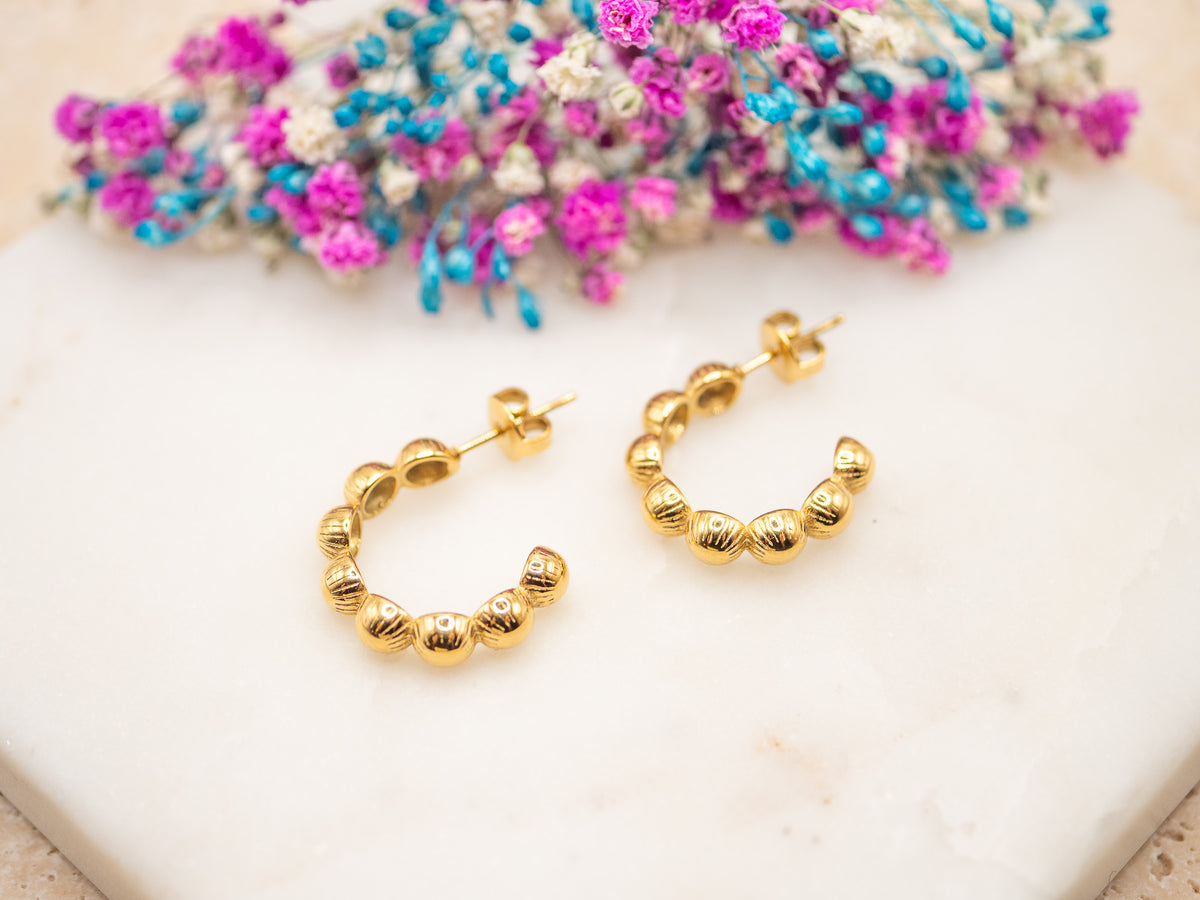 Boucles d'oreilles Couronne Olivane