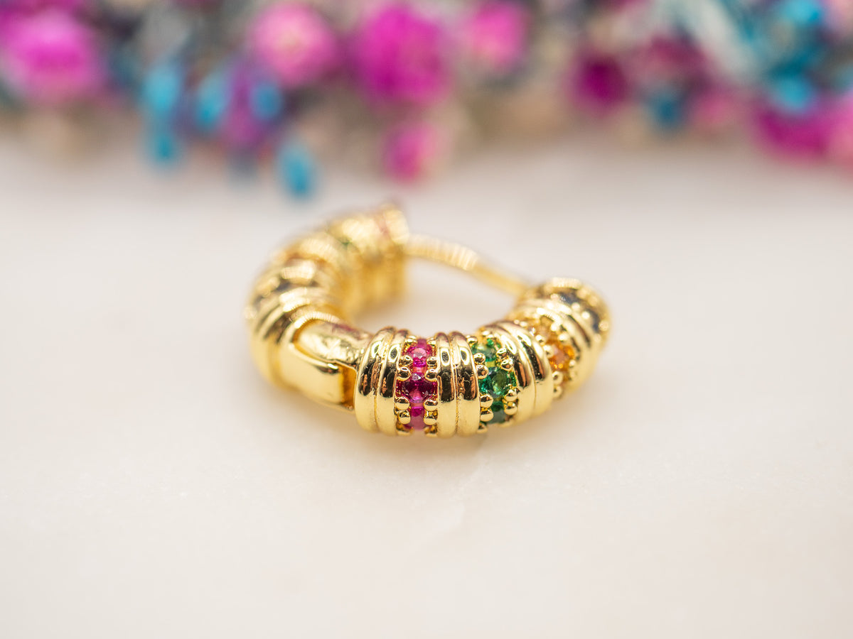 Boucles d'oreilles Étreinte Zalyra