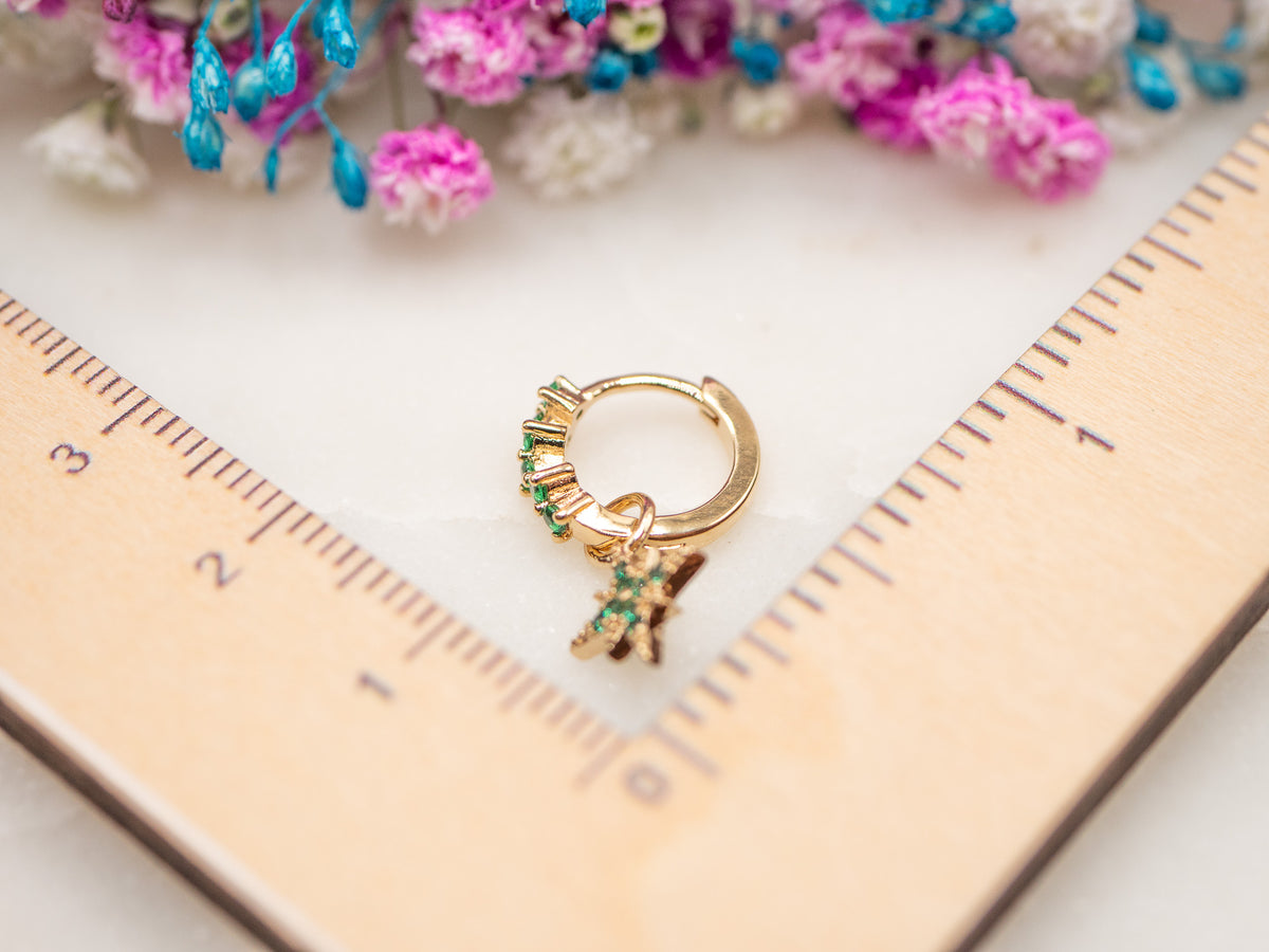 Boucle d'oreille unique Éclat Sylva