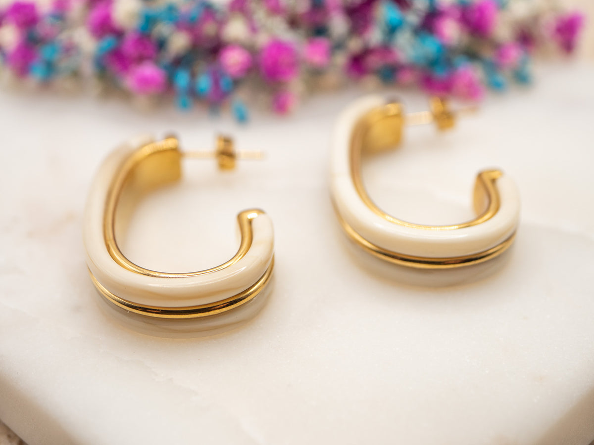 Boucles d'oreilles Étreinte Ivola