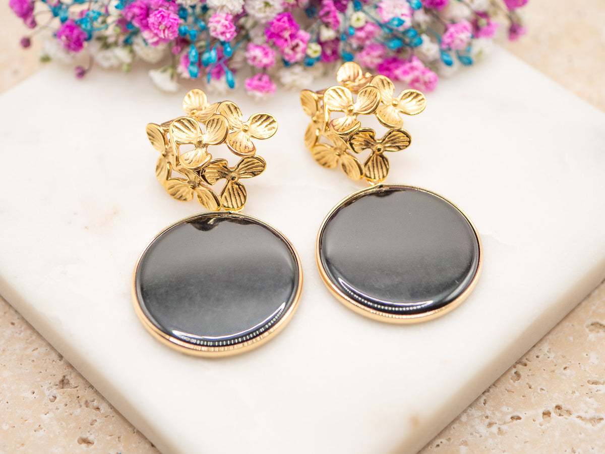 Boucles d'oreilles Halo Névina