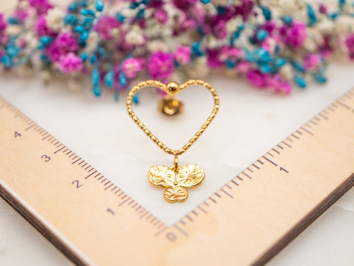 Boucles d'oreilles Cœur Elaria