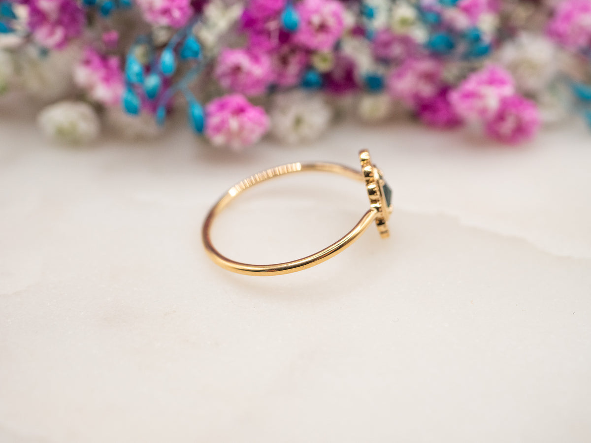 Bague Halo Azura