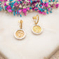 Boucles d'oreilles Médaillon Etruvia