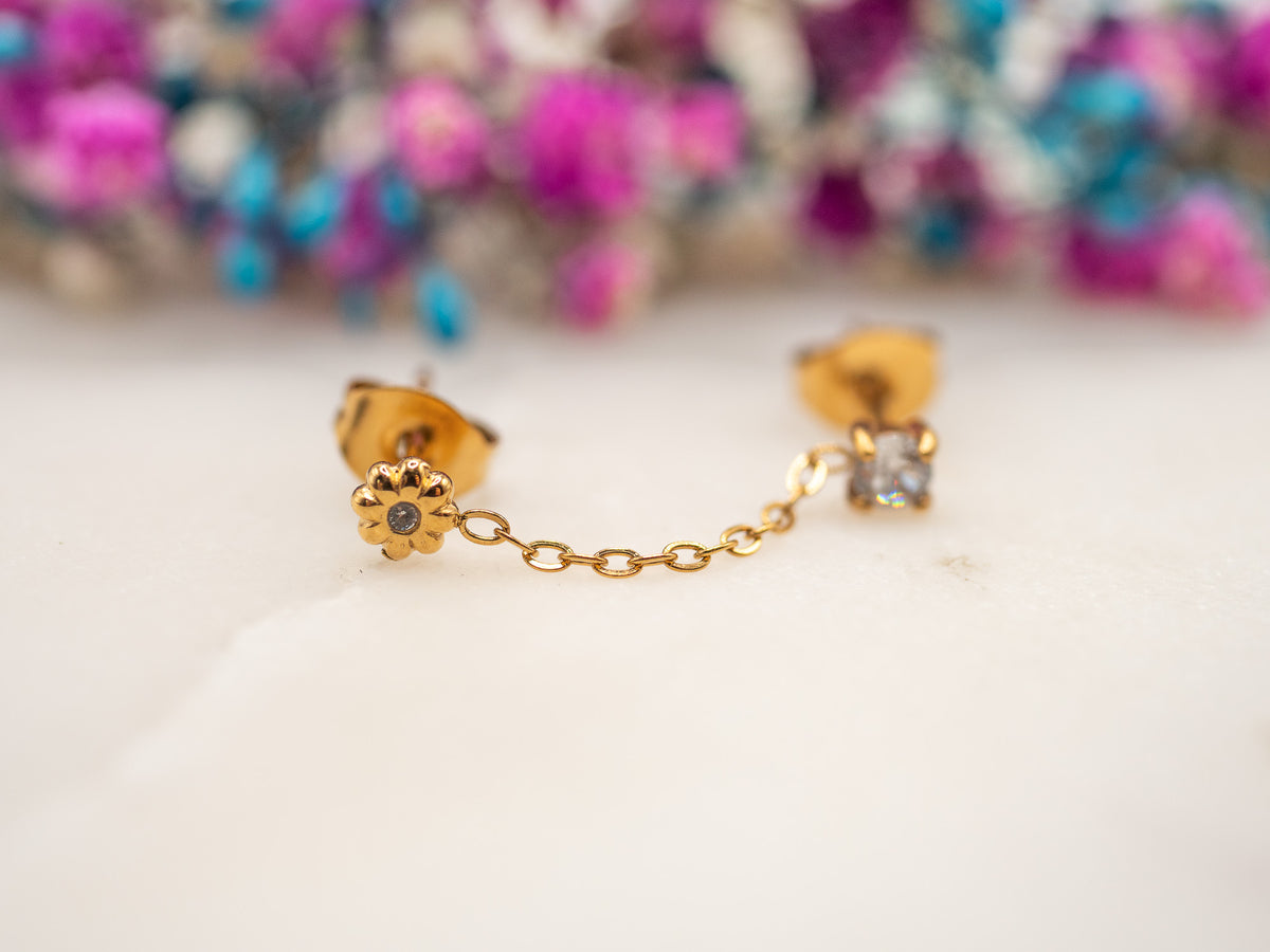 Boucle d'oreille unique Lien Avenia