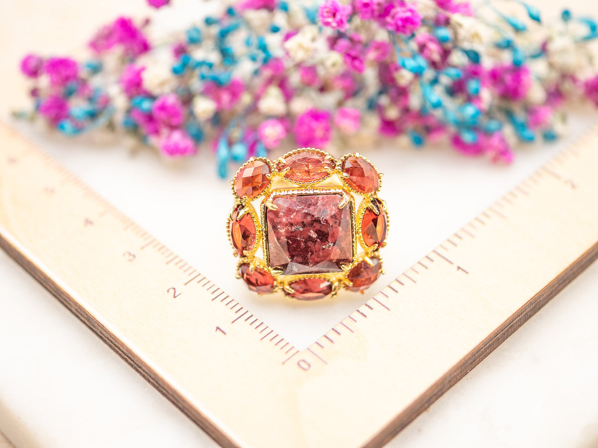 Bague Grenat Serenza