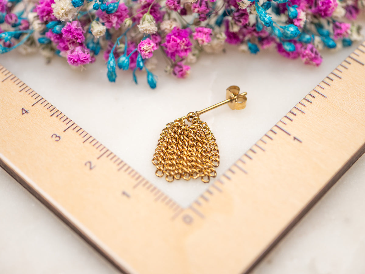 Boucle d'oreille unique Voile Maïsa