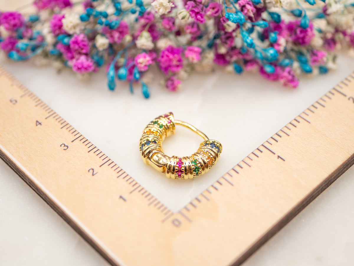 Boucles d'oreilles Étreinte Zalyra