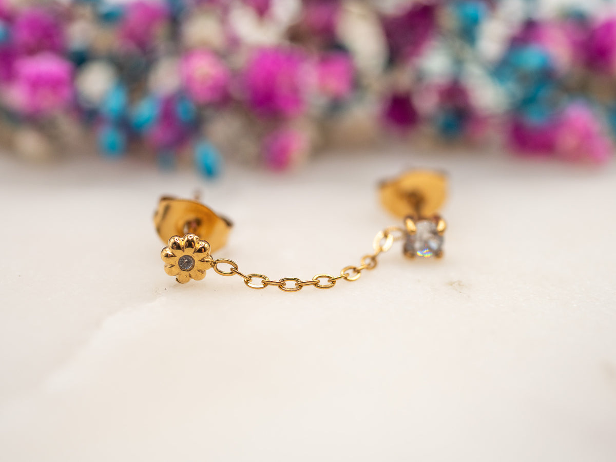 Boucle d'oreille unique Lien Avenia