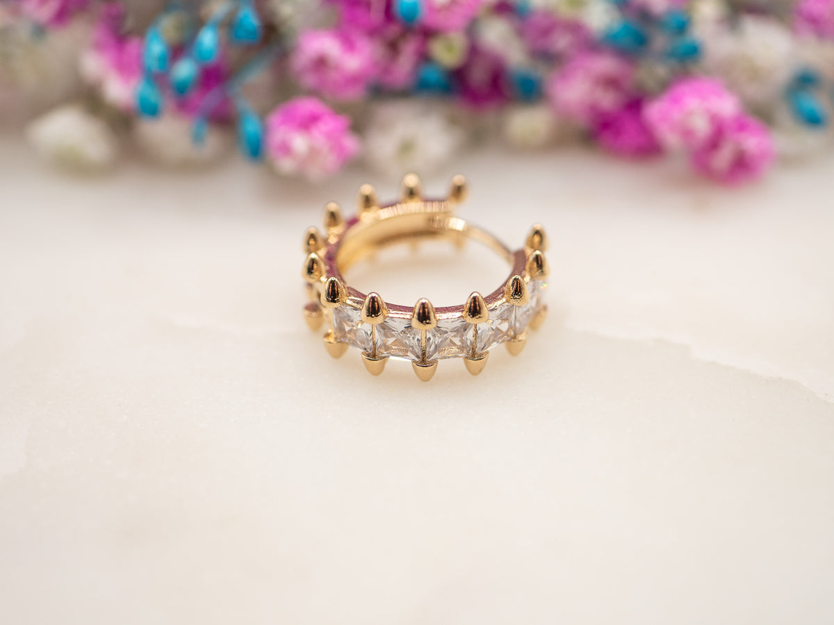 Boucle d'oreille unique Éclat Nivora