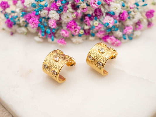 Boucles d'oreilles Lune Sereva