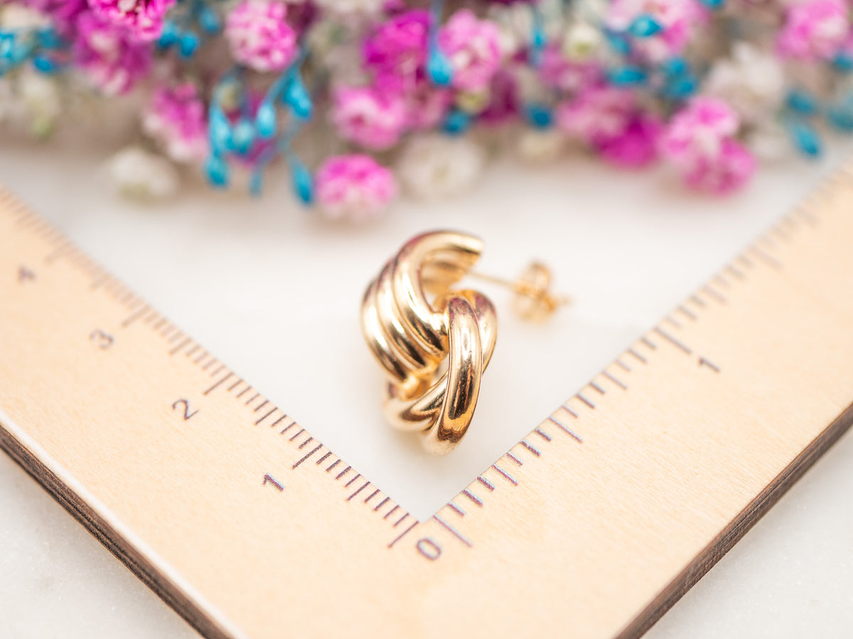 Boucles d'oreilles Nœud Liora