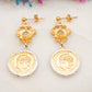 Boucles d'oreilles Médaille Sorevia