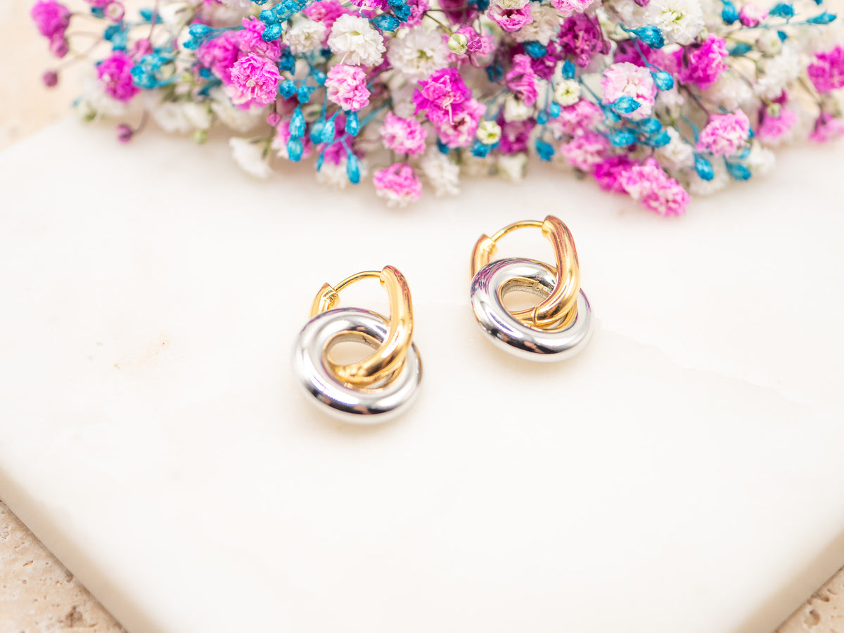 Boucles d'oreilles Étreinte Avelia