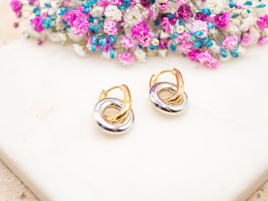 Boucles d'oreilles Étreinte Avelia