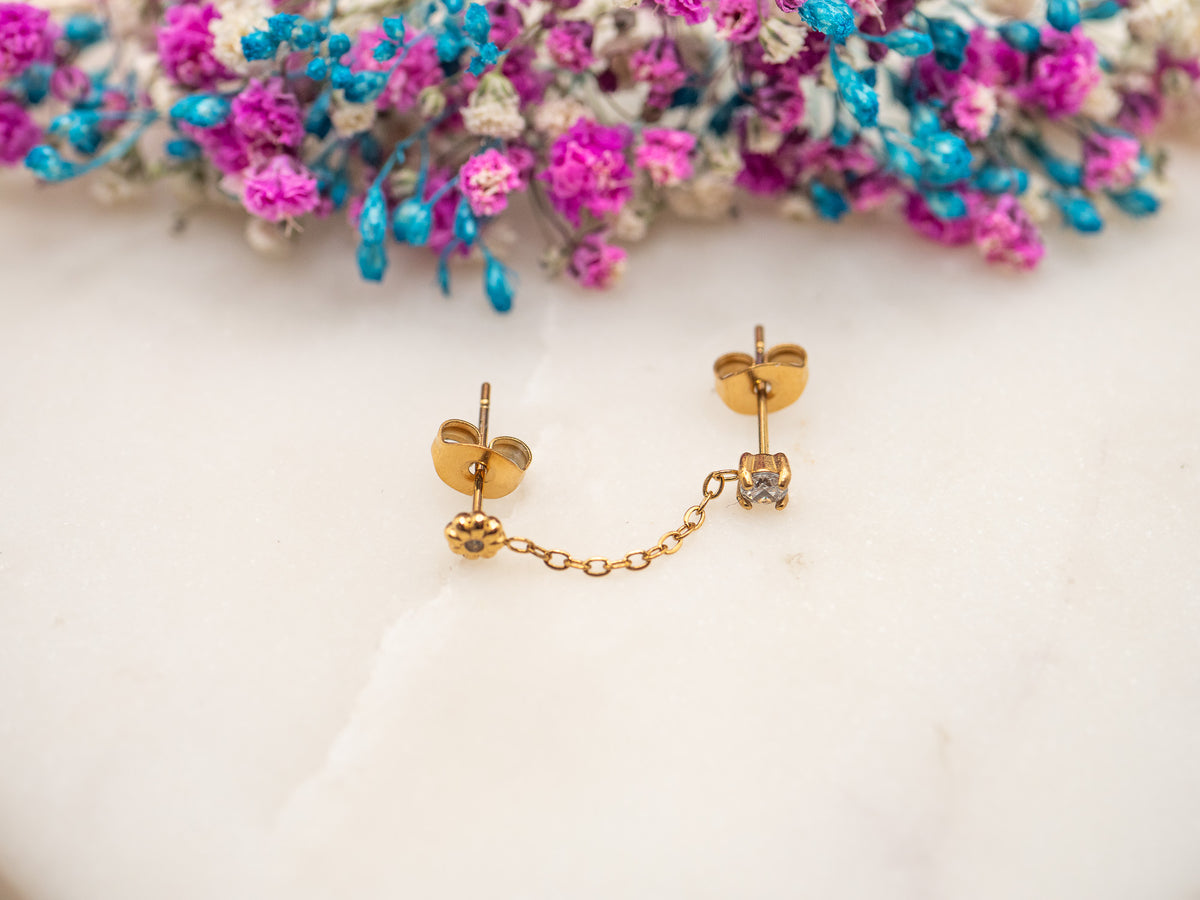 Boucle d'oreille unique Lien Avenia