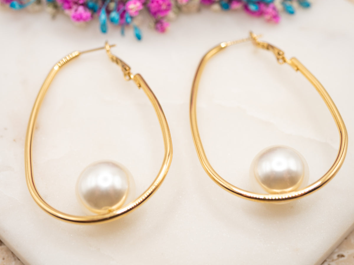 Boucles d'oreilles Halo Nivela