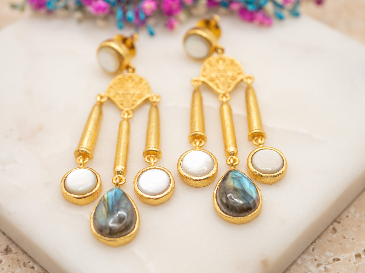 Boucles d'oreilles Cascade Luvéna