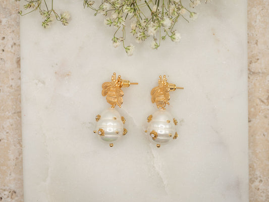 Boucles d'oreilles Abeja