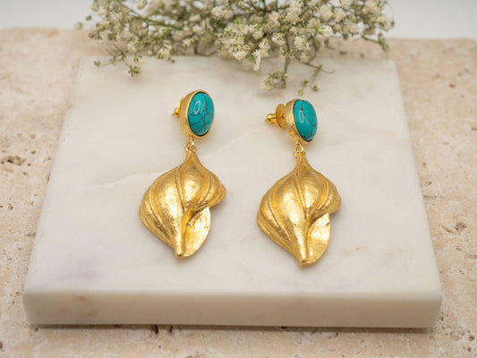 Boucles d'Oreilles Turquesa del Desierto