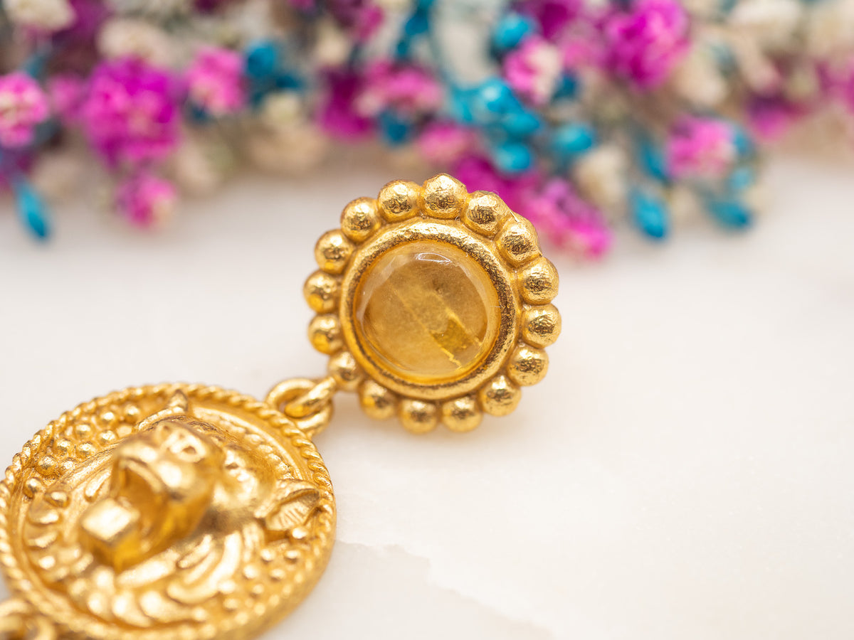 Boucles d'oreilles Héritage Saphira