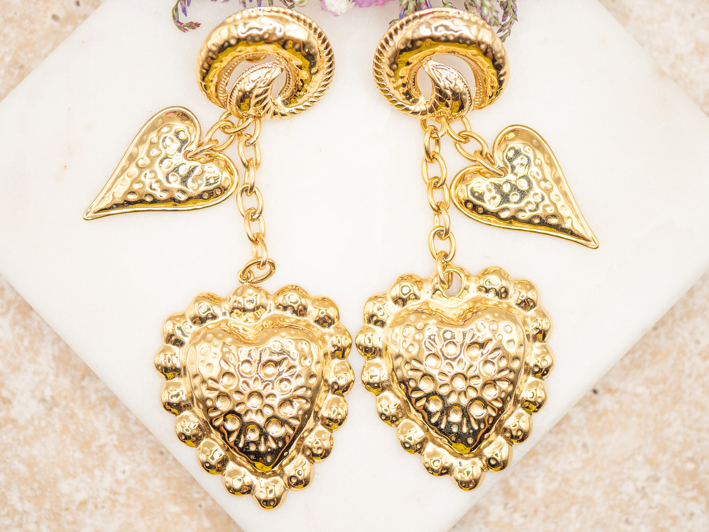 Boucles d'oreilles Heartbeat