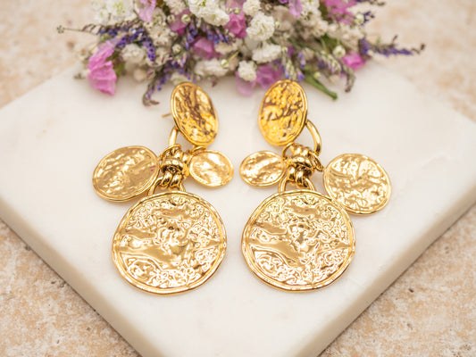 Boucles d'oreilles Vinylia