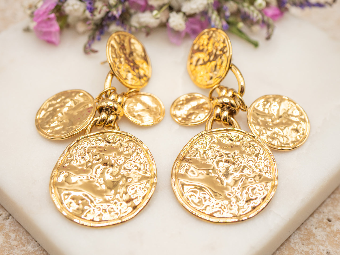 Boucles d'oreilles Vinylia