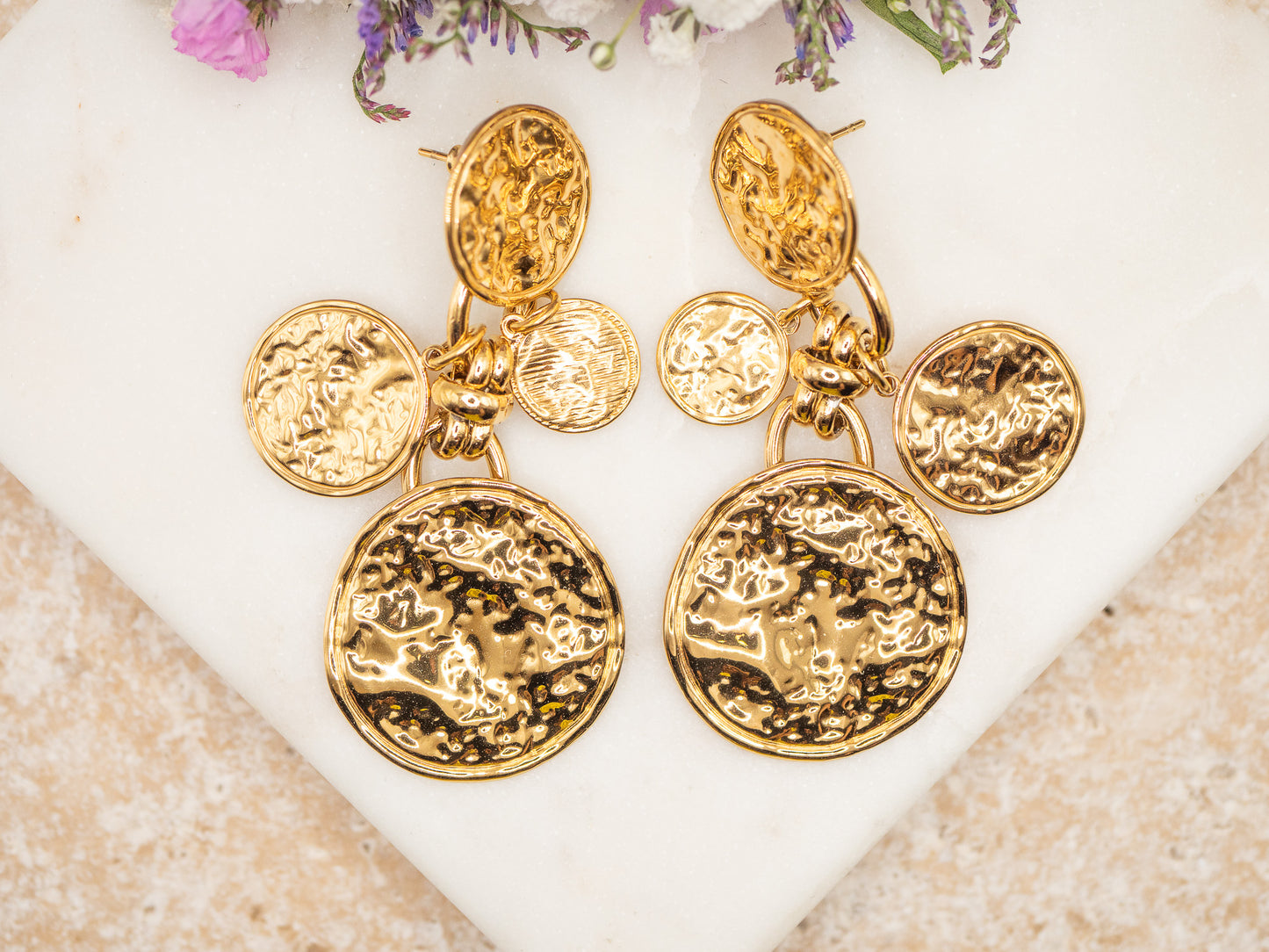Boucles d'oreilles Vinylia