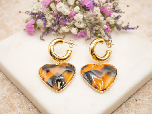 Boucles d'oreilles Loverdose (écailles)