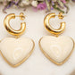 Boucles d'oreilles Loverdose (ivoire)