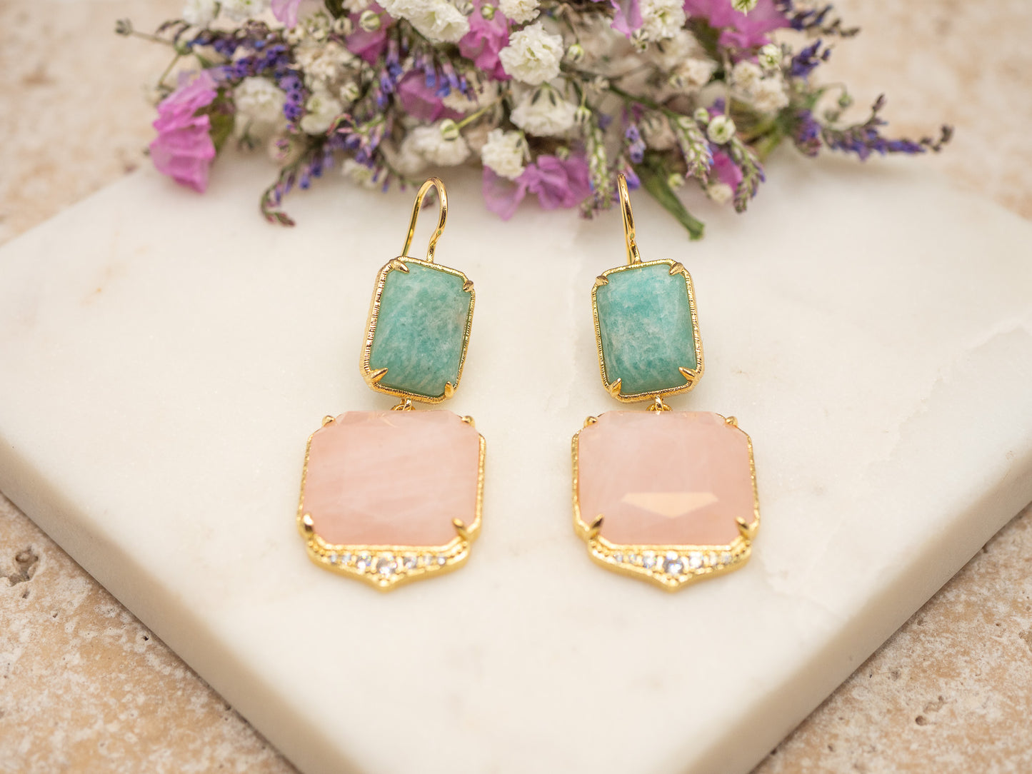 Boucles d'oreilles Dahlia