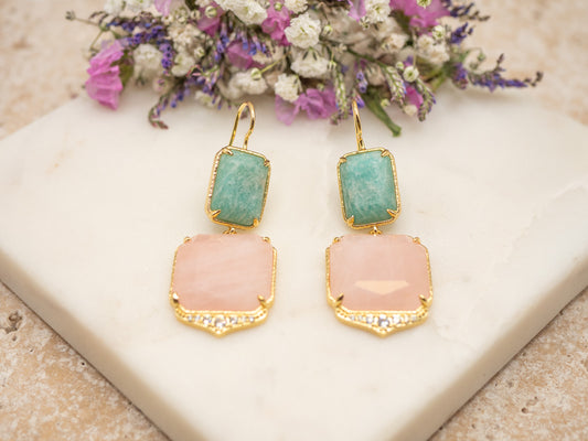 Boucles d'oreilles Dahlia