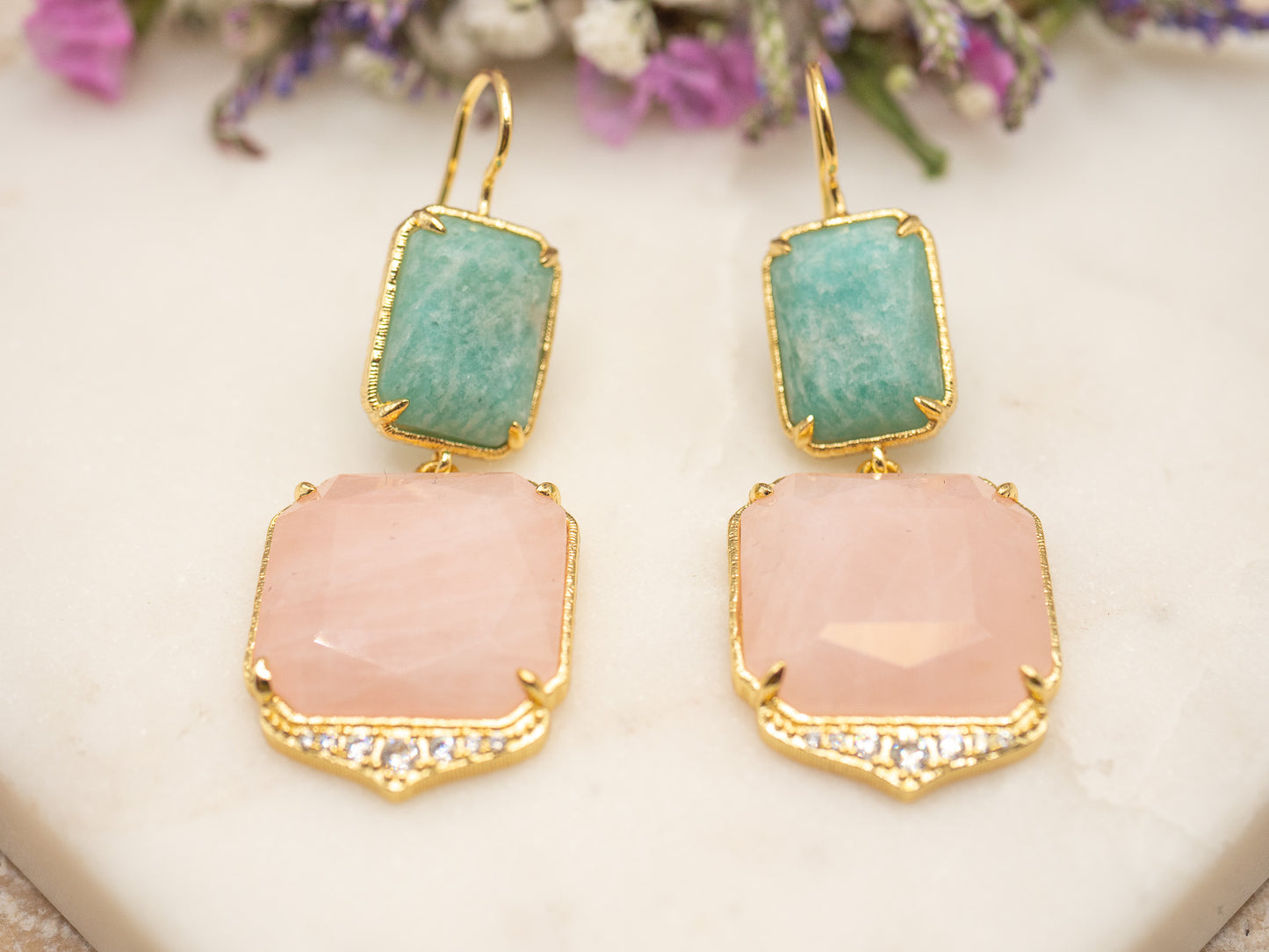Boucles d'oreilles Dahlia