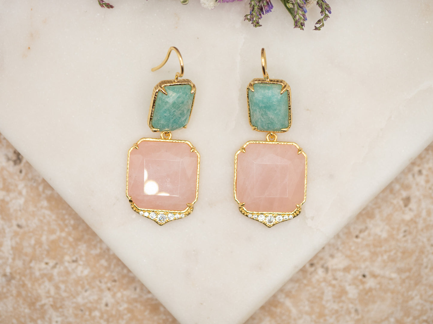 Boucles d'oreilles Dahlia