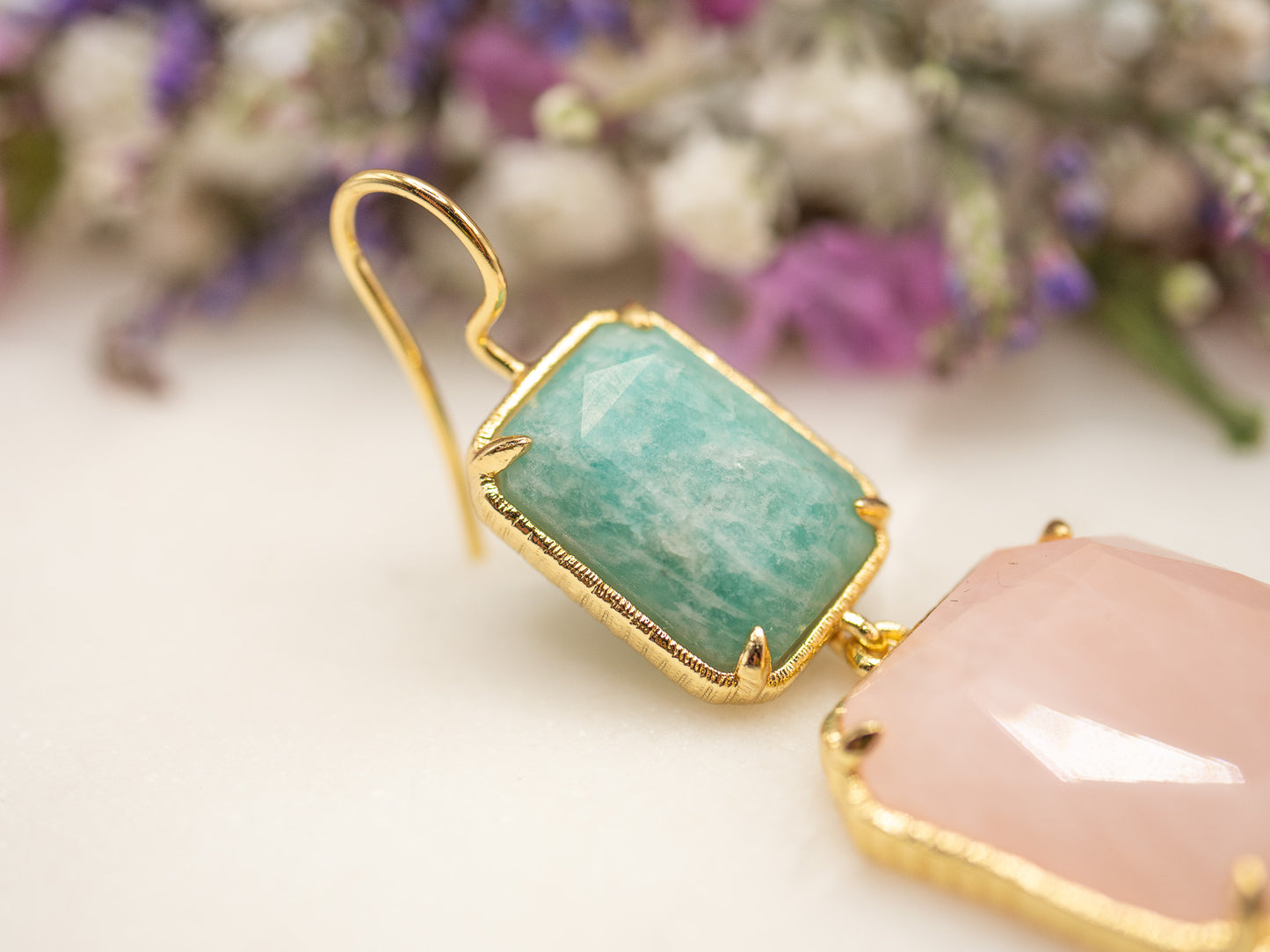 Boucles d'oreilles Dahlia